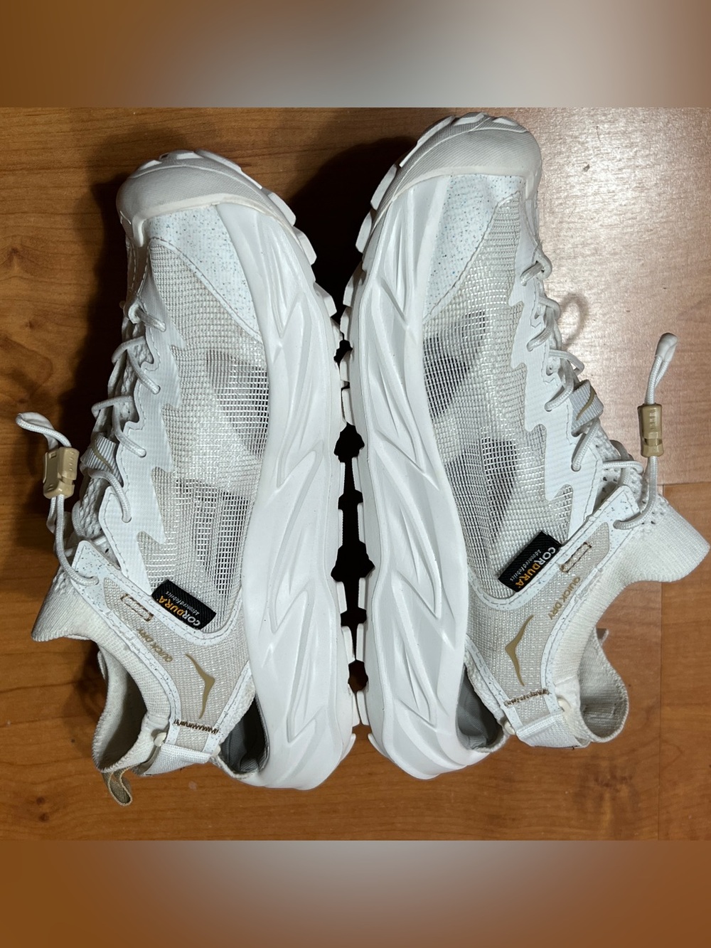 Hoka Women's White Athletic Trail hiking and water shoe